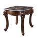 World Menagerie Winnemucca End Table Wood/Marble Look in Brown/White | 24 H x 26 W x 28 D in | Wayfair 6E7B3F0B6635406388A639DAC6833122