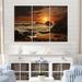 Design Art Beach Photo Golden Sands VIII - Nautical & Beach Wall Decor Set Canvas in White | 28 H x 36 W x 1 D in | Wayfair PT66242-3P