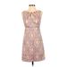 Milly Casual Dress: Pink Baroque Print Dresses - Women's Size 2
