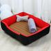 Tucker Murphy Pet™ Dog Kennel Four Seasons General Warm Summer Cat Litter Teddy Dog Pet Waterloo Bed Supplies Cat Dog Mat in Red | Wayfair