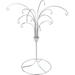 The Holiday Aisle® 12 Arm Ornament Stand, Tree, 11.5" H x 10" W x 10" D Metal in Gray | 11.5 H x 10 W x 10 D in | Wayfair