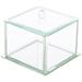 Brayden Studio® Latitude Run® Clear Beveled Display Box for Jewelry or Keepsakes, 4.75" W x 4.75" D x 3.5" H | 3.5 H x 4.75 W x 4.75 D in | Wayfair