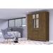 Latitude Run® Marlean Armoire Wood in Brown | 80.31 H x 64.96 W x 18.5 D in | Wayfair 38D673D3CE414C5982BDBFA75F372E93