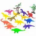 Mini jouets de dinosaure colorés pour enfants cadeau de fête d'anniversaire cadeau de récompense