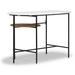 Wrought Studio™ Hever Desk Metal/Marble in Black | 30 H x 48 W x 22 D in | Wayfair A9A46146A12A4026A09584CF9B9ADD64