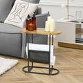 Ebern Designs Frame End Table Wood in Brown | 22.4 H x 21.2 W x 9.9 D in | Wayfair F87045EA1D084D8786751BBE4C040D71