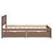 Red Barrel Studio® Twin 35.4" Bed Frame Wood in Brown | 35.4 H x 76 W x 41.7 D in | Wayfair B85994534463428398D6B62D48E226D4