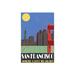 Trinx San Francisco, Sky Blue - No Frame Painting Plastic/Acrylic in Red/Gray/Green | 24 H x 16 W x 0.25 D in | Wayfair