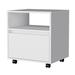 Latitude Run® Helga Steel Nightstand Wood/Metal in White | 20.5 H x 15.7 W x 15.7 D in | Wayfair 2B9EE7F89E5741C790C5F05AFD753903