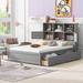 Latitude Run® Gungnir Full/Double Storage Standard Bed Wood in Gray | 48 H x 55 W x 84.8 D in | Wayfair 33A7D42B48544D059920C9F23F3B153E