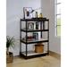 17 Stories Takiesha Etagere Bookcase Metal in Brown | 48 H x 32 W x 17 D in | Wayfair 0869EAA09FEC4E1CA5440EB42B12E0F5