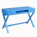 Wenty Lift Desk Desks w/ 2 Drawer Storage, Computer Desk Desks w/ Lift Table Top, Adjustable Height in Blue | 29.9 H x 44.1 W x 20.1 D in | Wayfair