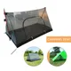 Tente de camping portable en forme de non-pôle moustiquaire en fil ultra légère équipement de