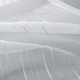 Rideaux en Tulle blanc pour salon transparents à rayures pour fenêtre de cuisine rideaux finis