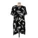 Adam Lippes Collective Casual Dress - Shift: Black Graphic Dresses - Women's Size 8