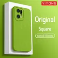 Per trova X5 Pro Case YIYONG Cover morbida in Silicone liquido originale per OPPO Find X5 X3 Pro FindX5 FindX3 Pro custodie per telefoni antiurto