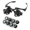 10X 15X 20X 25X lenti d'ingrandimento a LED lente d'ingrandimento per fascia lente d'ingrandimento