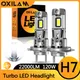 2 pezzi 120W H7 lampadina a LED H4 H8 H11 9005 9006 9012 faro ad alta potenza Turbo CSP chip luci a LED per auto H7 lampada 22000LM 6500K 12V