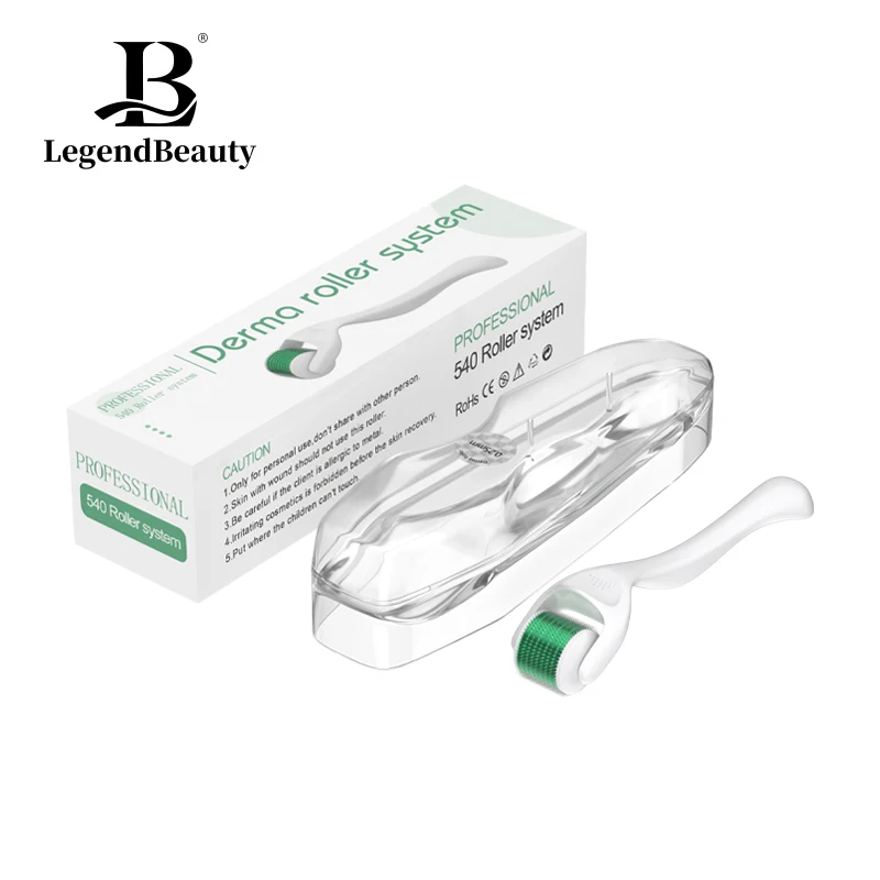 Mikronadel 540-Roller für das Nachwachsen der Haare, Bartwachstum, 0,3 mm Derma-Roller für die Hautpflege-Haarausfallbehandlung Image