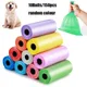 Sacchetti per cacca per cani da 10 rotoli Sacchetti per cacca per cani ecologici a prova di perdite 15 sacchetti/rotolo Sacco per immondizia pulito all'aperto per cuccioli per cani