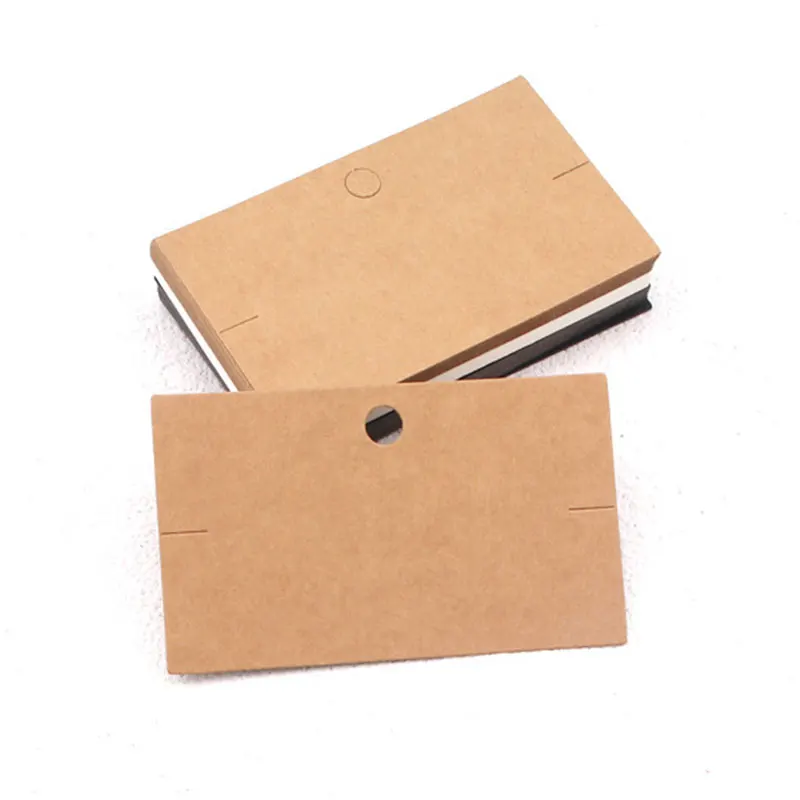 50 teile/los 10*6 cm Kraftpapier Karte Image