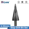 XCAN Step Drill Bit Metal Drill 4-32mm HSS cobalto Step Cone Drill Bit legno/metallo Hole Cutter