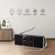 Radio tragbare Radios bin FM wiederauf ladbare Bluetooth-Lautsprecher Stereo FM Radio Empfänger auf