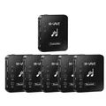 M-Vave Auricolare Monitor Trasmettitore Wireless Sistema Ricevitore Wp-10 2.4G Cuffia Wireless Auricolare Streaming per Stereo M8