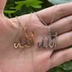 Amulett muslimische Liebe Gott Geduld in arabischen Halsketten Frauen islamischen Brief Schmuck