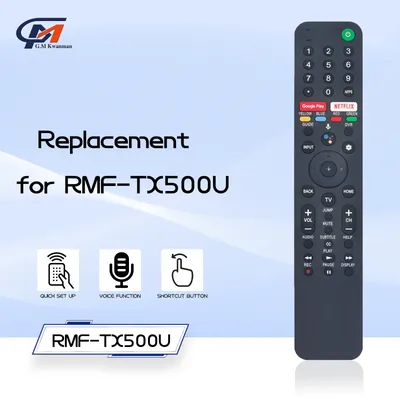 RMF-TX500U Bluetooth-kompatible Infrarot-Sprachfernbedienung für Sony Smart LED TV, passend für XBR Image