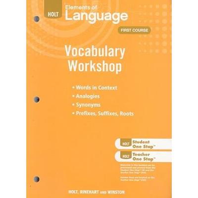 Holt Traditions Vocabulary Workshop