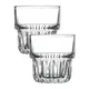 Leeseph Glas Kaffeetassen 2er Set Glas Espresso tassen für Cappuccino Kakao Milch Cafe Saft