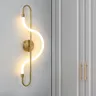 Moderna lampada da parete a Led a tubo lungo per soggiorno camera da letto comodino soggiorno Bar