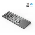 Dünne 2 4G USB Wireless Tastatur mit Touchpad Maus Anzahl Numerische Batterie Drahtlose Keypoard für