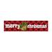 BELLZELY Mini Christmas Ornaments Clearance Merry Christmas Banner Decorations Plaid Banner For Indoor Outdoor Front Door Wall Christmas Decoration