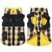Pet Dog Jacket with Harness Reflective XS-XXL For Small Medium Large Dogs Comfortable With zipper Warm thick Winter pet dog coat Windproof Winter pet dog jacket