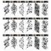18 Sheets Temporary Tattoo For Men Adults Fake Tattoo For Women Sleeve Tattoos Temporary Stickers Style 3