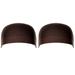 Chicmine 2/12Pcs Women Men Universal High Stretchy Wig Liner Cap Hat Hairpiece Accessory