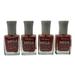 Sally Hansen Mega Strength Nail Polish Set #32 Sally Sells Sea Shells x 4