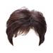 Skpblutn Human Hair Wig Women s Wig Short Hair Curly Hair Middle And Old Age Fashionable And Foreign Mother s Wig Natural And Lifelike Mother s Hair Headband Wigs A
