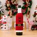 KIHOUT Deals Christmas Wine Bottle Creative Decoration Mini Santa Claus Sweater-Suit Red Wine Bottle Decorative Cover for Christmas Decor