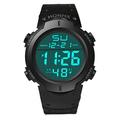 Clearance TOFOTL Fashion Waterproof Men s Boy LCD Digital Stopwatch Date Rubber Sport Wrist Watch