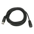 6 Pin DIN Male to Female Cable Sound Data Signal Connection Extension Cord for Digital Sound Devices 3 m / 9.8ft