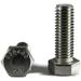 5/16-18 x 1 1/8 Hex Head Cap Screws Stainless Steel 18-8 Plain Finish (Quantity: 100 pcs) - Coarse Thread UNC Fully Threaded Length: 1 1/8 inch Thread Size: 5/16 inch