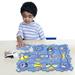 Ozmmyan Room Decor Puzzle Track Car Play Set Battery-Operated Toy Vehicle & Plastic Puzzle Board Puzzles For Kids Ages 3-5 Toddlers Puzzle Railcar Montessori Toys Gifts For 3 Home Decor Clearance