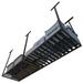 SunsGrove 2x8 Overhead Garage Storage Rack 750LBS Weight Capacity Adjustable Ceiling Mounted Storage Racks Heavy Duty Hanging Garage Storage 24 in. W x 96 in. L x (22-40 Ceiling Dropdown) Black