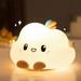 Children s room night light cute baby night light toddler night light girl rechargeable night light silicone cloud night light soft portable bedroom night light