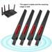 Fauful 4 x 8Dbi Antenna for wifi router ASUS RT-AC88U RT-AC68U EX6200 AC15 AC3200 AC66U