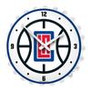 LA Clippers 18.5" Bottle Cap Lighted Wall Clock