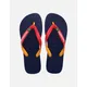 Havaianas Unisex Brasil Mix Flip Flip Navy Blue/Ruby Red - Size: 4/4.5/5/3/3.5/4